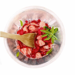 Salade de fraises