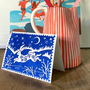Créez votre carte de voeux en linogravure